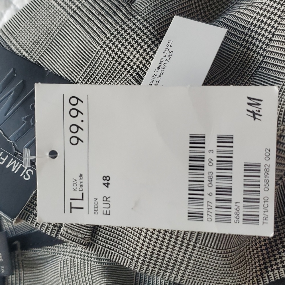 H&M Men's Slim Fit Pants - Picture 6 of 11
